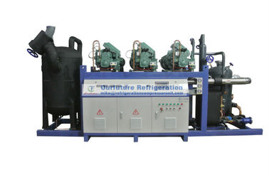 De eenheid van de koelingscompressor met Bitzer-compressor voor de diepvriezer van de gevogelteontploffing, koelmiddel R404a