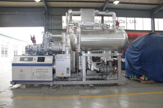 Van de Schroefco2 van de verscheidenheidsfrequentie van het de Koelingssysteem de Compressorrek voor snel Bevroren