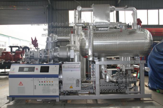 Van de Schroefco2 van de verscheidenheidsfrequentie van het de Koelingssysteem de Compressorrek voor snel Bevroren