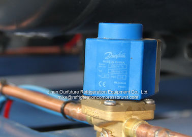 220V/1P/60Hz koude die Zaal Compressoreenheid in Gekoelde het Water wordt gebruikt van de Vleesdiepvriezer